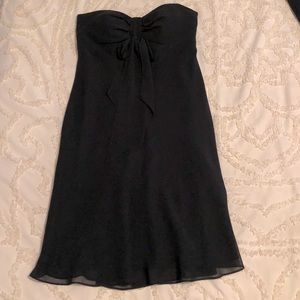 Strapless Midi dress- Black size 2